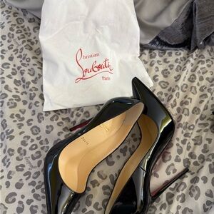 Christian Louboutin Black Patent Leather Heels